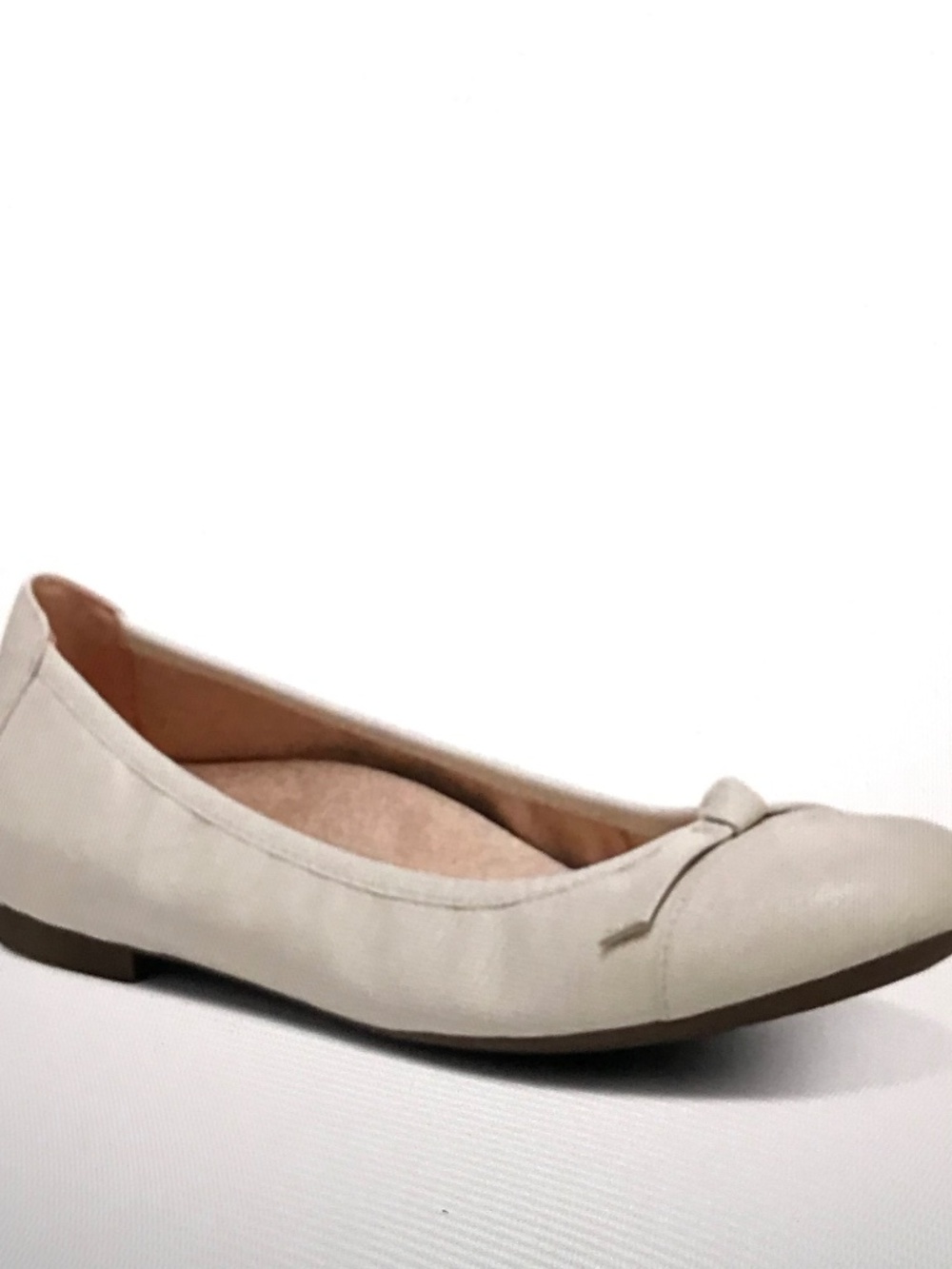 VIONIC Amorie Ballet Flats Cream Size 9.5 Wide Width